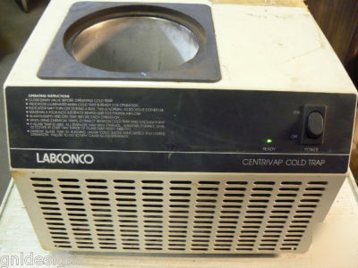 Labconco centrivap 4 liter refrigerated vapor cold trap