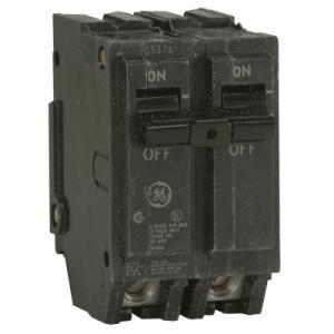  ge 20 amp 2 in. double pole circuit breaker #THQL2120
