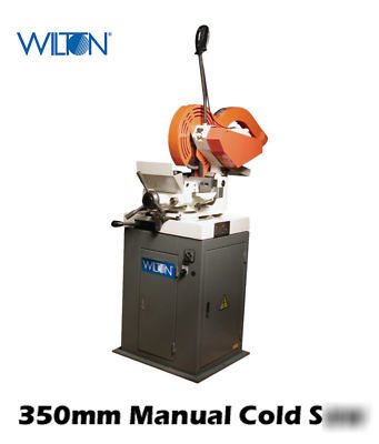 Wilton 350MM manual cold saw non-ferrous, 230V