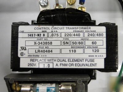 Allen bradley 1305-BA04A drive unit in nema 4 enclosure