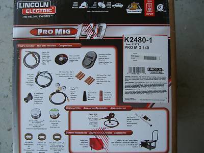 New lincoln electric pro mig 140 welder model K2460-1