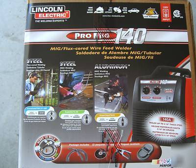 New lincoln electric pro mig 140 welder model K2460-1