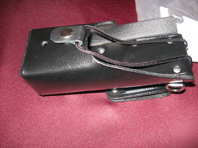 New universal leather radio holster holder, 