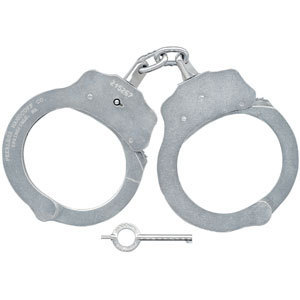 Peerless 700 (standard) nickel handcuffs (silver)