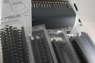 Gbc combbind C110 comb binding machine with extras