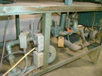 Johnson double hi speed heat treat furnaces nat gas