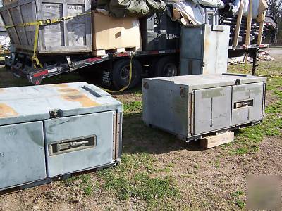 Military storage container tent gear truck box army