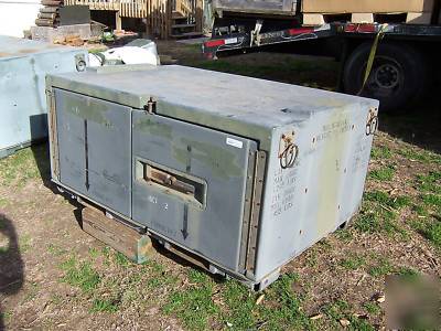 Military storage container tent gear truck box army