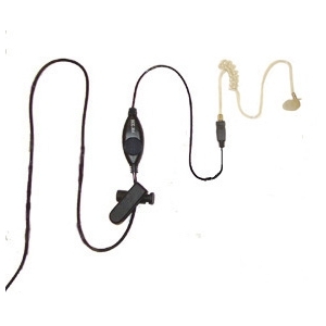 New 1 wire airtube earpiece w/ mic & ptt for kenwood