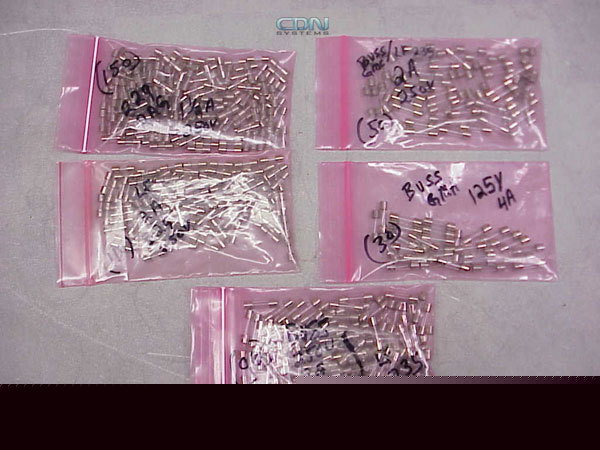 New lot of 430 buss/lf gma/gmc glass fuse 1.5A/2A/3A/4A