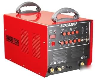 Simadre ac/dc tig/mma /cut welder 3IN1 super 200P alumn