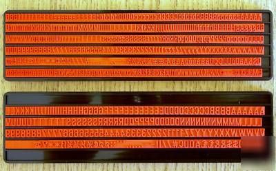 Spare type stamp ever or shiny S200 rubber stamp kits