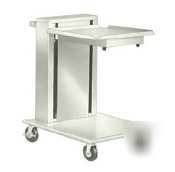Tray dispenser, cantilever style, mobile, single stack