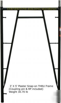 Scaffold frame 3' x 5' plaster snap-on thru frame 