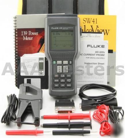 Fluke 41B handheld power harmonics analyzer 41
