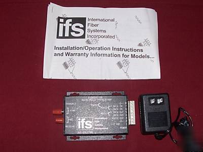 Ifs D1025 single mode RS232/RS422 data transceiver