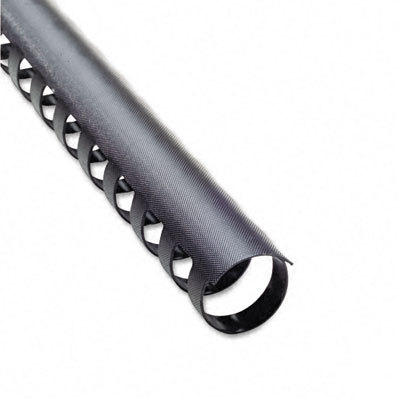 Combbind premium matte spines 25-sheet capacity black