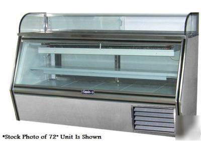 Leader 7-11 style refrigerated deli display case 96