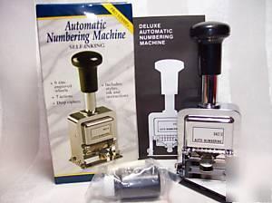 Rogers automatic numbering stamp machine self-inking