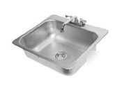 Advance tabco 1 comp drop-in sink 20IN x 16IN x 8IN