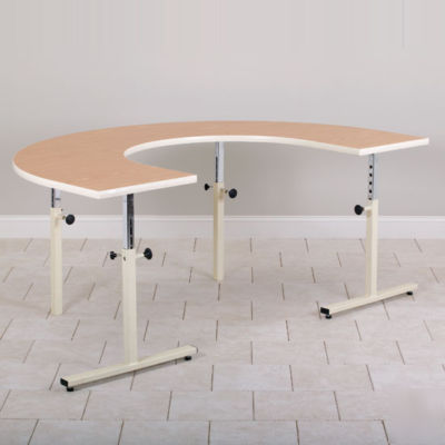 Clinton 75-25K work activity u shaped table