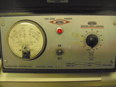 Thermolyne f-A1525M lab furnace: 1200Â°c, 4