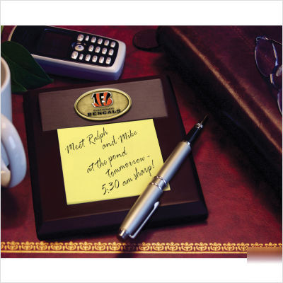 The memory company cincinnati bengals memo pad holder