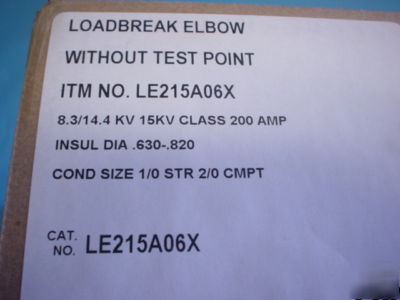 Cooper 200A 15KV loadbreak elbow load break connector 