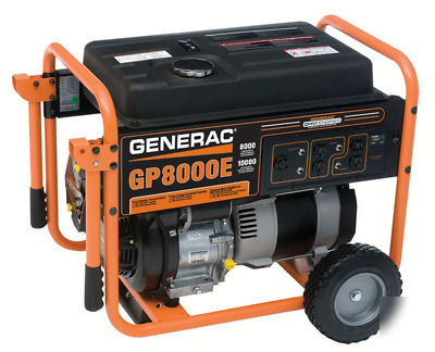 Generac GP8000E 8 kw electric start generator