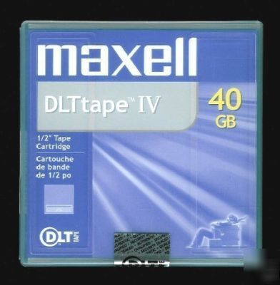 Maxell dlt iv 1/2 inch 80GB data cartridge 183270 nip