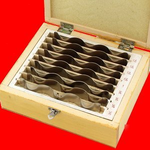 9 pair wavy steel parallels set machinist tool 0.0002