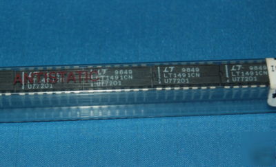Linear tech LT1491 quad op-amp LT1491CN 14-dip lot 3