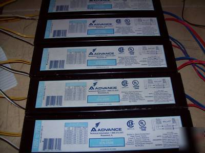 Lot of 5-8' t-8 duel v programmed start ho ballasts