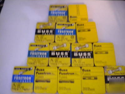 Mixed lot buss fuses for electronics