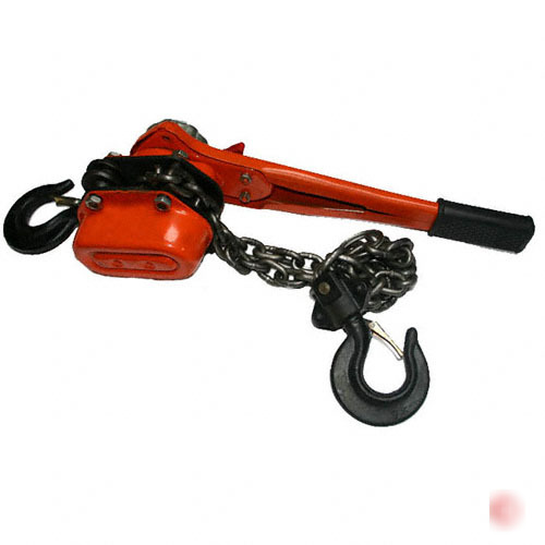 1 1/2 ton lever block winch chain hoist lift comealong