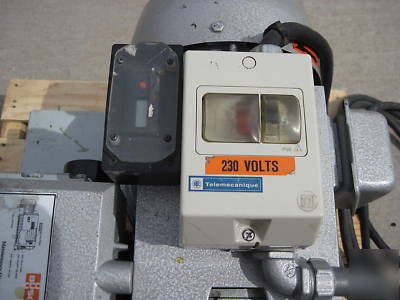 Busch 3 hp vacuum pump 41CFM 3HP RC0063 tested 41 cfm