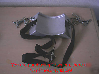 Gas canister holder, aluminum with strap, 15 available