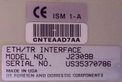 Hewlett packard J2300C J2309B J2909A internet advisor 