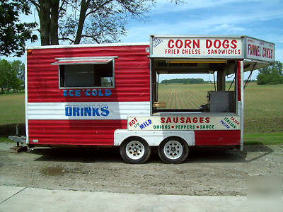 Italian sausage concession trailer food festival