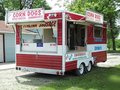 Italian sausage concession trailer food festival