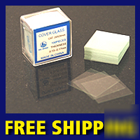 New 300 microscope cover slips glass 24X24MM large size