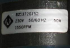 New - blower assembly 8213720152; thermally ptotected
