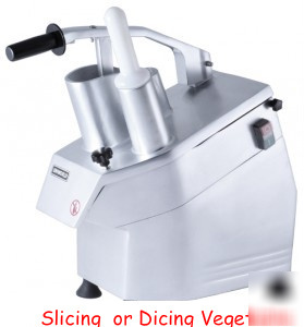New commercial food processor comes w/4 discs.dicing