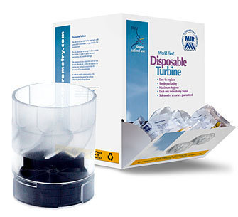 New spirobank spirometer with pc software and supplies 
