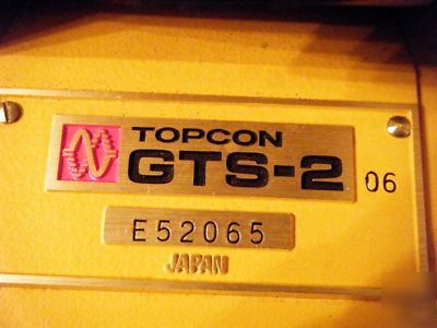 Topcon (gts-2 total station) electronic distance meter