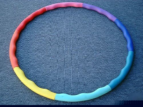 Weighted hula exercise sports hoop -- acu hoop 5 lb.
