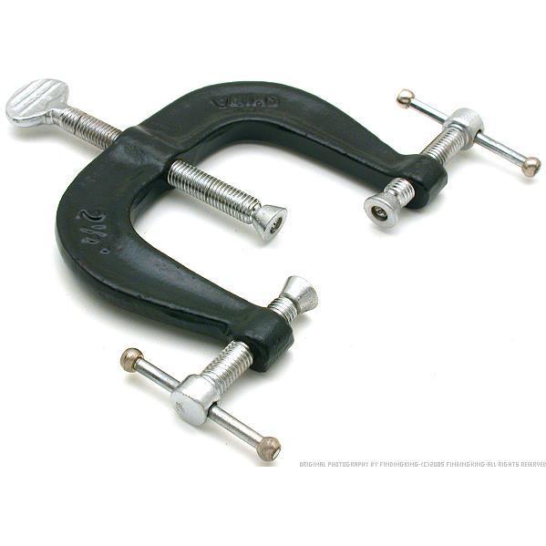 3-way centering c-clamp woodworking vise welding holder