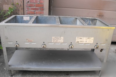 Duke steam table aerohot 4 well waterless 304M 54