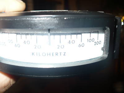 Meter electrical frequency p/n V16158 qty.1