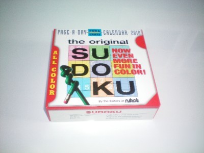 The original sudoku page-a-day calendar 2010 ~blowout